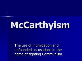 McCarthyism