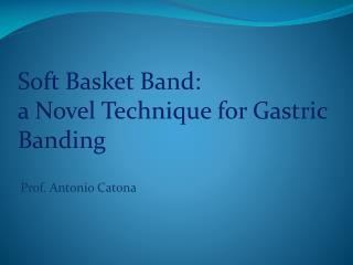 Soft Basket Band: a Novel Technique for Gastric Banding