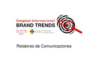 Relatores de Comunicaciones