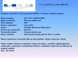 VY_32_INOVACE_CHK4_4860 ŠAL