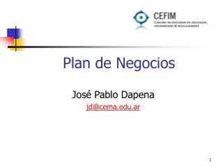 Plan de Negocios