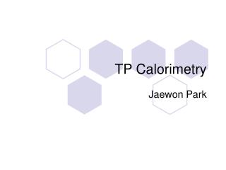 TP Calorimetry