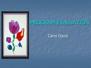 PROGRAM EVALUATION