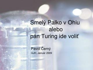 Sme lý Palko v Ohiu 		alebo pán Turing ide voliť