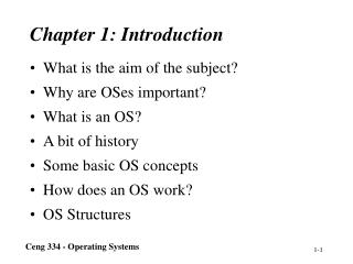 Chapter 1: Introduction