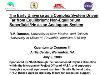 Jet Propulsion Laboratory California Institute of Technology