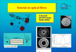 Tutorial on optical fibres