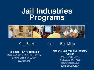 Jail Industries Programs