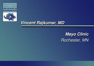 Vincent Rajkumar, MD