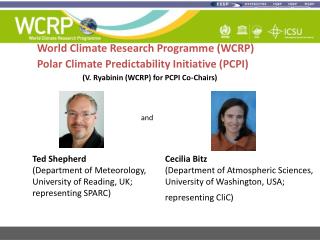 World Climate Research Programme (WCRP) Polar Climate Predictability Initiative (PCPI)