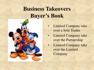Business Takeovers Buyer’s Book