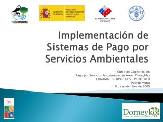 Implementación de Sistemas de Pago por Servicios Ambientales
