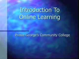 Introduction To Online Learning