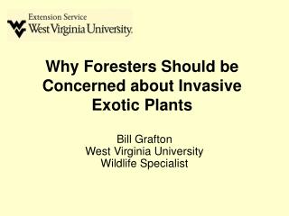 Why Foresters Should be Concerned about Invasive Exotic Plants