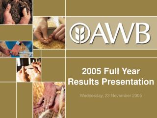 2005 Full Year Results Presentation