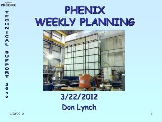 PHENIX WEEKLY PLANNING