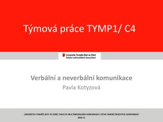 Týmová práce TYMP1/ C4