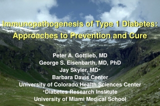Immunopathogenesis of Type 1 Diabetes: Approaches to Prevention and Cure