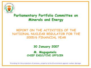 Parliamentary Portfolio Committee on Minerals and Energy