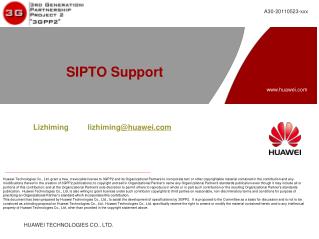 SIPTO Support