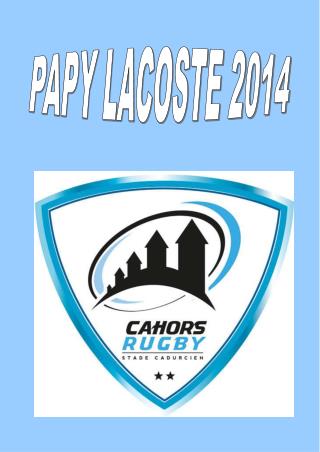 PAPY LACOSTE 2014