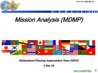 Mission Analysis (MDMP)