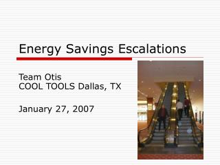 Energy Savings Escalations