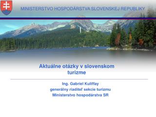 MINISTERSTVO HOSPODÁRSTVA SLOVENSKEJ REPUBLIKY