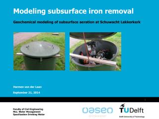 Modeling subsurface iron removal