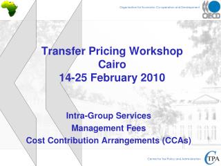 Transfer Pricing Workshop Cairo 14-25 February 2010