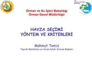 Orman ve Su İşleri Bakanlığı Orman Genel Müdürlüğü