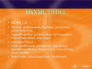 MSXML 2.0 DLL