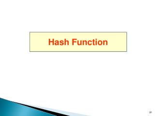 Hash Function