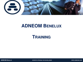 ADNEOM Benelux Training