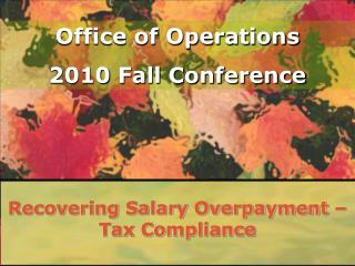 Recovering Salary Overpayment – Tax Compliance