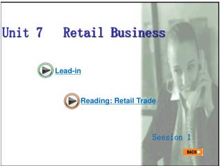 Unit 7 Retail Business