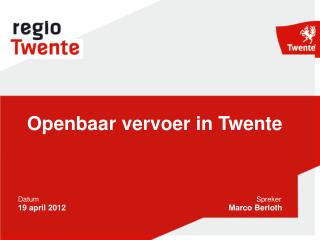 Openbaar vervoer in Twente