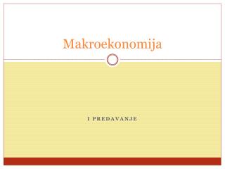 Makroekonomija