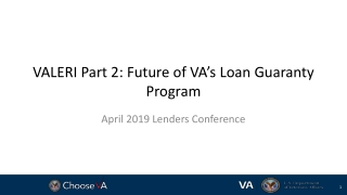 VALERI Part 2: Future of VA’s Loan Guaranty Program
