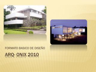 ARQ- ONIX 2010