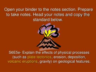 Three Types of Volcanoes