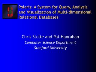 Polaris: A System for Query, Analysis and Visualization of Multi-dimensional Relational Databases