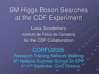 SM Higgs Boson Searches at the CDF Experiment