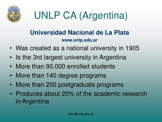 UNLP CA (Argentina)