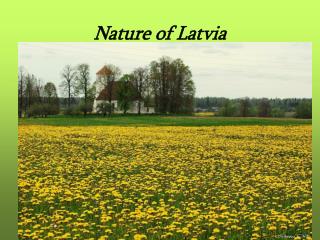 Nature of Latvia