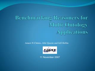 Benchmarking Reasoners for Multi-Ontology Applications