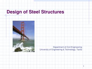 PPT - Design Of Steel Structures PowerPoint Presentation, Free Download ...