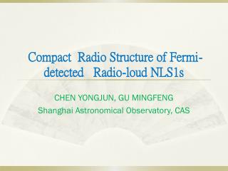 Compact Radio Structure of Fermi-detected Radio-loud NLS1s