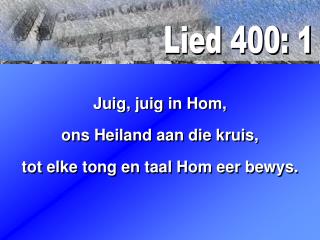 Lied 400: 1