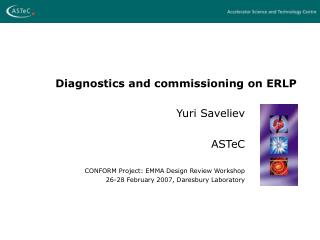 Diagnostics and commissioning on ERLP